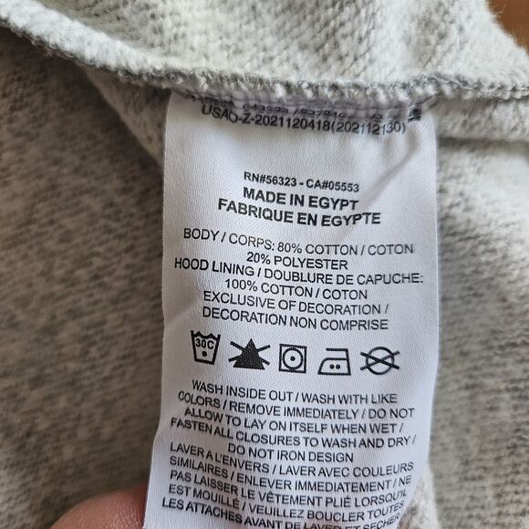 Nike Hoodie Womens Small Gray Sportswear Club Fleece Zip Sweatshirt Sweater - Picture 5 of 5